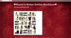 Desktop Screenshot of mumu-notes.blogspot.com