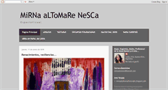 Desktop Screenshot of mirnaaltomareartistaplastica.blogspot.com