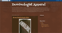 Desktop Screenshot of dominologistapparel.blogspot.com