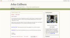 Desktop Screenshot of johncaliburn.blogspot.com