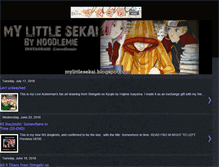 Tablet Screenshot of mylittlesekai.blogspot.com