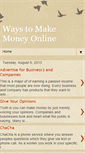 Mobile Screenshot of moneymakingonlineblogs.blogspot.com