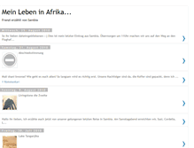 Tablet Screenshot of franzierzaehltvonafrika.blogspot.com