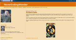 Desktop Screenshot of neverendingwonder.blogspot.com