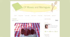 Desktop Screenshot of ofmusesandmeringues.blogspot.com
