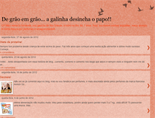 Tablet Screenshot of degraoemgraoagalinhadesinchaopapo.blogspot.com