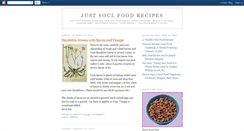 Desktop Screenshot of justsoulfoodrecipes.blogspot.com