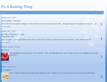 Tablet Screenshot of itsaknittingthing.blogspot.com
