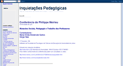 Desktop Screenshot of inquietacaopedagogica.blogspot.com