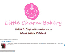 Tablet Screenshot of littlecharmbakery.blogspot.com