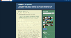 Desktop Screenshot of onebahai.blogspot.com