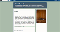Desktop Screenshot of coisasdagaveta.blogspot.com