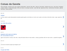 Tablet Screenshot of coisasdagaveta.blogspot.com