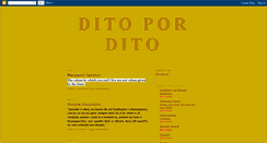 Desktop Screenshot of ditopordito.blogspot.com