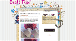 Desktop Screenshot of craftthisblog.blogspot.com