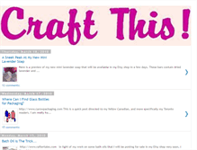 Tablet Screenshot of craftthisblog.blogspot.com