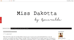 Desktop Screenshot of missdakotta.blogspot.com