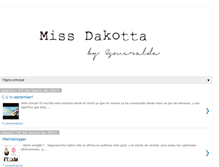 Tablet Screenshot of missdakotta.blogspot.com