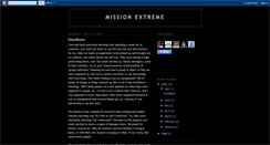 Desktop Screenshot of missionextreme.blogspot.com