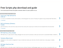 Tablet Screenshot of freescripts-php.blogspot.com
