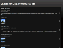Tablet Screenshot of clintsonlinephoto.blogspot.com