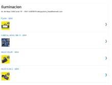 Tablet Screenshot of deejaystoreiluminacion.blogspot.com