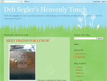 Tablet Screenshot of debseglersheavenlytouch.blogspot.com