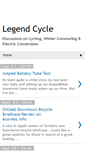 Mobile Screenshot of legendcycle.blogspot.com
