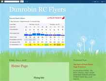Tablet Screenshot of dunrobinrcflyers.blogspot.com