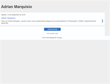 Tablet Screenshot of adrianmarquisio.blogspot.com