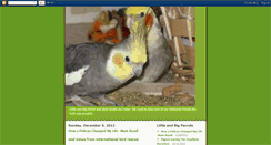 Desktop Screenshot of littleandbigparrots.blogspot.com