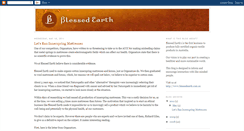 Desktop Screenshot of blessedearth.blogspot.com