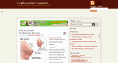 Desktop Screenshot of gejalakankerpayudara.blogspot.com