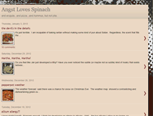 Tablet Screenshot of angstlovesspinach.blogspot.com