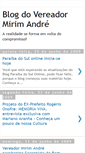Mobile Screenshot of meuvereadorandre.blogspot.com