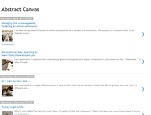 Tablet Screenshot of abstractcanvas.blogspot.com