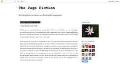 Desktop Screenshot of pagefiction.blogspot.com