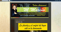 Desktop Screenshot of mmarinoartesano.blogspot.com