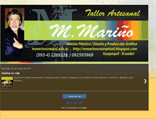 Tablet Screenshot of mmarinoartesano.blogspot.com