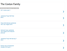 Tablet Screenshot of cextonfamily.blogspot.com