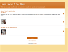 Tablet Screenshot of lenspetcare.blogspot.com