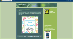 Desktop Screenshot of helloidaho.blogspot.com