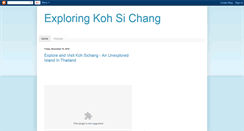 Desktop Screenshot of exploringkohsichang.blogspot.com