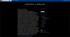 Desktop Screenshot of bizuteria-z-koralem-j8m.blogspot.com