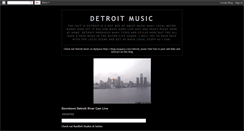 Desktop Screenshot of detroit-music.blogspot.com