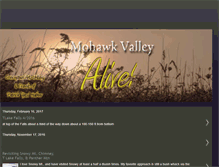 Tablet Screenshot of mohawkvalleyalive.blogspot.com