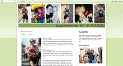 Desktop Screenshot of experimentalrunning.blogspot.com