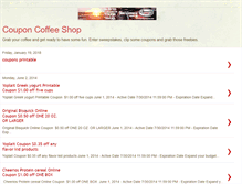 Tablet Screenshot of couponcoffeeshop.blogspot.com