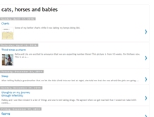 Tablet Screenshot of catshorsesandbabies.blogspot.com