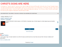 Tablet Screenshot of end-signs-christ-told-us.blogspot.com